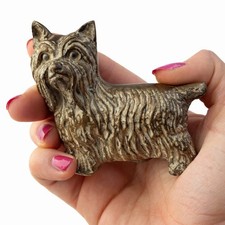 Vintage Solid Brass Terrier