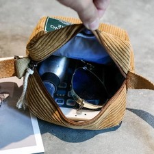 Corduroy Crossbody Bag Vintage