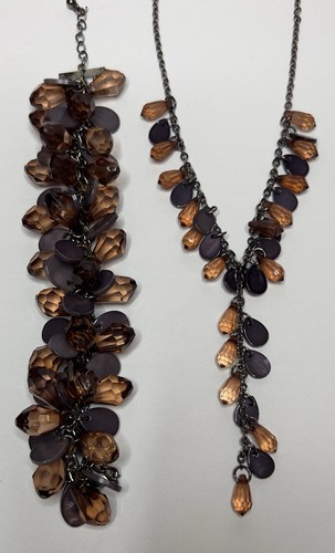 Amber tones faceted bead - amber,