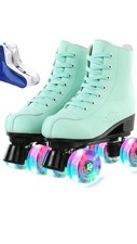 Roller Skates Sea Foam Green Indoor/Outdoor . Ladies Size 10.5 or Men’s 9. New!!