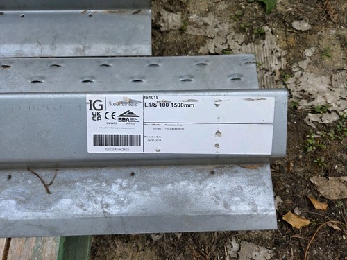 Steel lintels s1000 1500mm - l1/s1000,