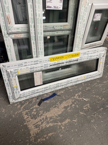 Brand new white upvc window