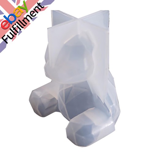 Bear silicone mold crystal - bear,