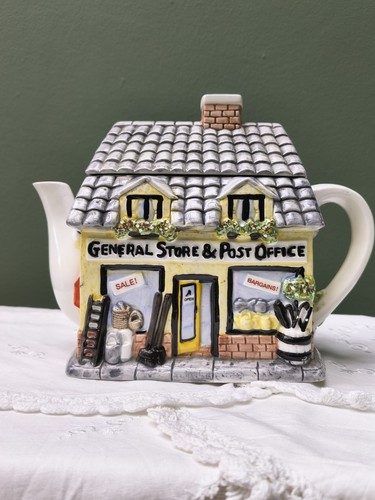 Novelty teapot village - novelty,