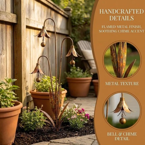 Triple bluebells garden - triple, stake