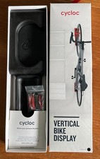 Cycloc Endo Wall Mount Bike Storage Rack Vertical Wheel Hanging Black Bike Rack