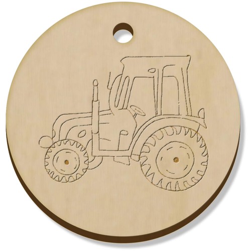 Tractor wooden pendants - 11,