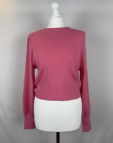 Hugo boss pink knitted ribbed - pink,