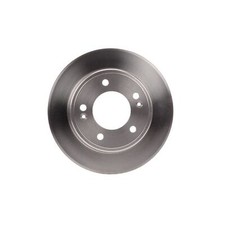 2x Brake Discs Solid For