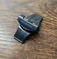 PANERAI WATCH OEM 22MM PVD BLACK FOLDING DEPLOYANT / DEPLOYMENT BUCKLE PAV00724