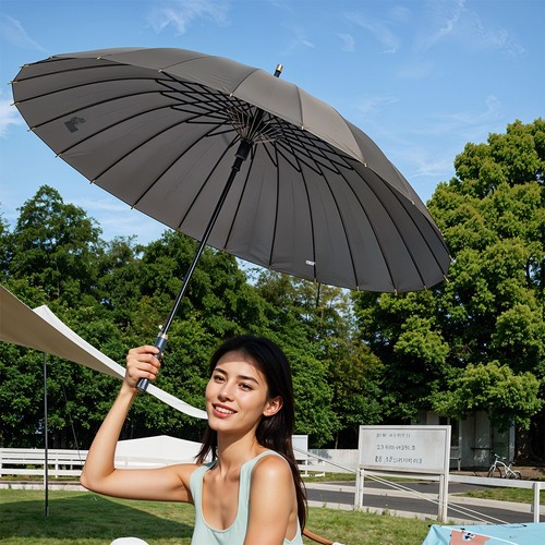 Grey large windproof - windproof, ribs