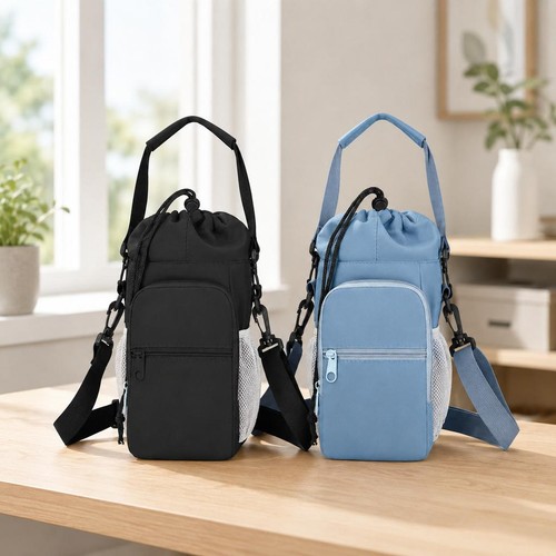 Water bottle carrier - water,