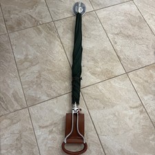 Tirion Vintage Leather Seat Stick With Umbrella