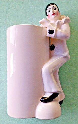 Vintage harlequin pierrot - vintage,