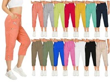 WOMENS CAPRI TROUSER LADIES