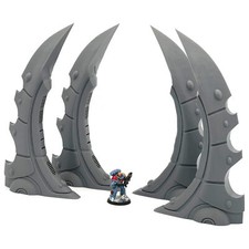 4 Giant Alien Eldar Webway Xenos 28mm Wargaming Terrain Tabletop Grimdark Sci-Fi