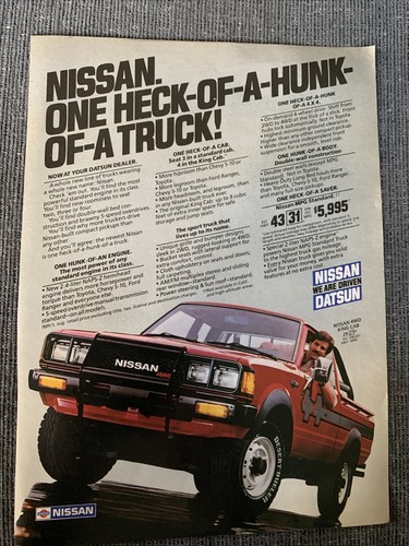 1983 nissan 4wd king cab - king,