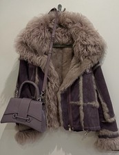 Women’s Short Rabbit Skin & Full Fur Real Fur Coat New No Tag Size M