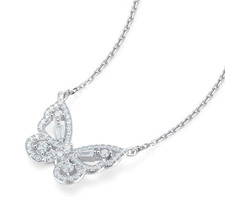 Cubic Zirconia Butterfly