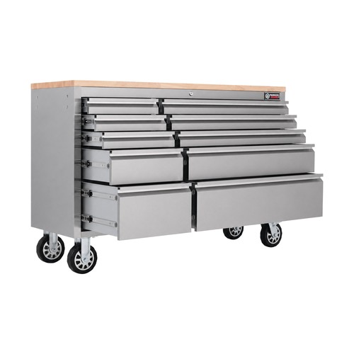Stainless steel 10 drawer - steel,