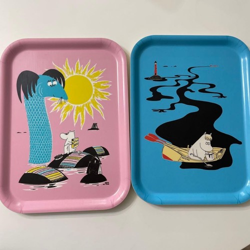 Moomin wooden tray set - moomin, 2