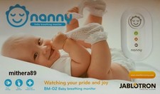 Nanny BM02 Baby Monitor BREATHING + MOVEMENT ALARM Large Sensor Pad SIDS Alert.