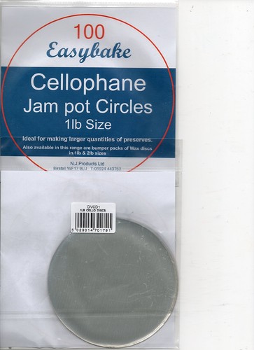 Cellophane jam pot circles - circles, 1lb