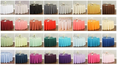 120 round polyester - in.,