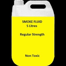 5 Litres Smoke Machine Fluid Juice Liquid Fog Mist DJ 5L Regular Medium Ylw