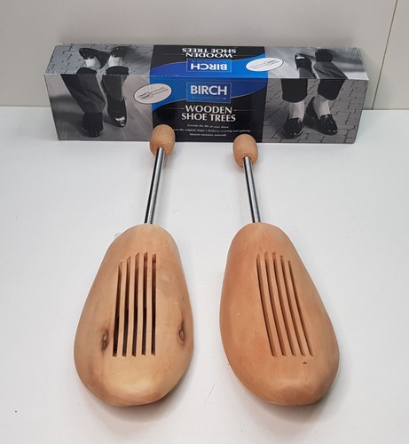 Birch wooden shoe trees - shoe,
