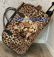 Leopard print duffle bag - print,