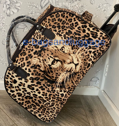 Leopard print duffle bag - leopard,