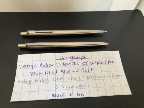 Vintage parker jotter steel - parker,