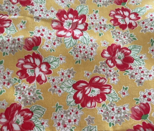 100 cotton floral fabric - ,