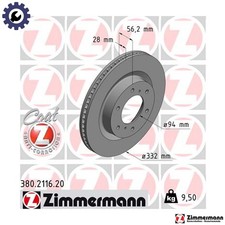2x BRAKE DISC 380.2116.20 FOR