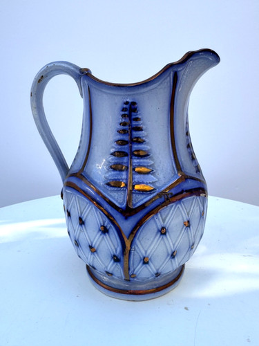 Antique flow blue lustre - ‘flow,