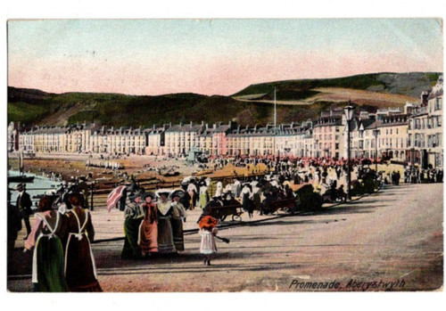 Aberystwyth promenade posted - aberystwyth,