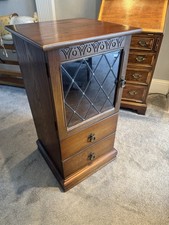 Old Charm Oak Hi Fi Cabinet