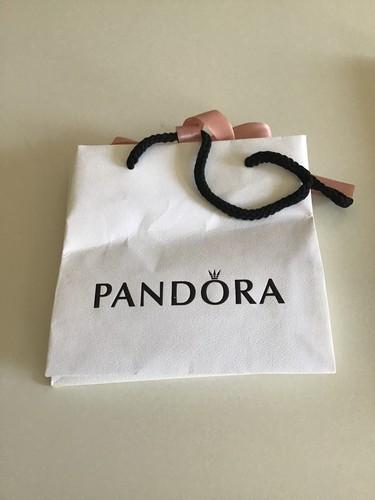 Pandora gift bag white - bag, white,