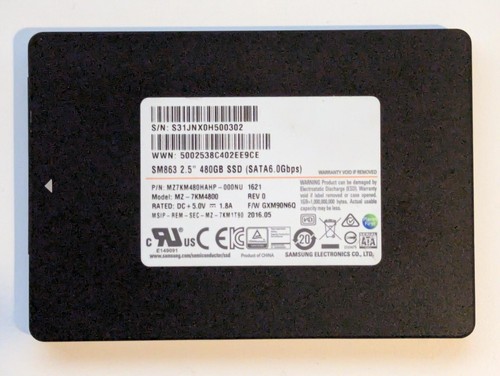 Samsung sm863 480gb - sm863,