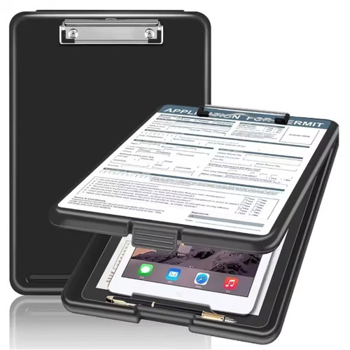 Clipboard with storage case - with,