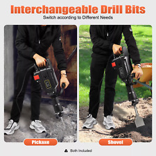 Electric Heavy Duty Jack Hammer concrete Breaker 1700W pickaxe shovel Ex display