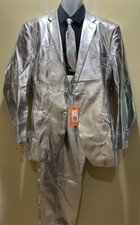 Men’s Silver Suit Sz 46