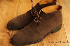 Russell & Bromley Brown Suede Chukka Boots Shoes Men's UK 9 US 10 EU 43