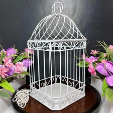 Vtg Ornate White 15" Octagon