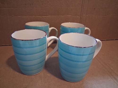 Norfolk mugtasse set aqua - of, 4