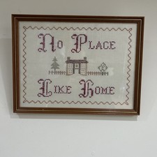 Antique Framed Cross-Stitch