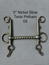 5” Slow Twist Nickel Pelham Bit