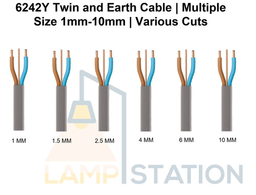 6242y twin earth cable - &,