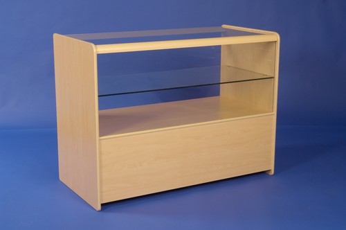 Maple half glass - maple, display